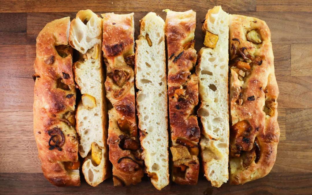 Focaccia With Roasted Vegetables, Recipe