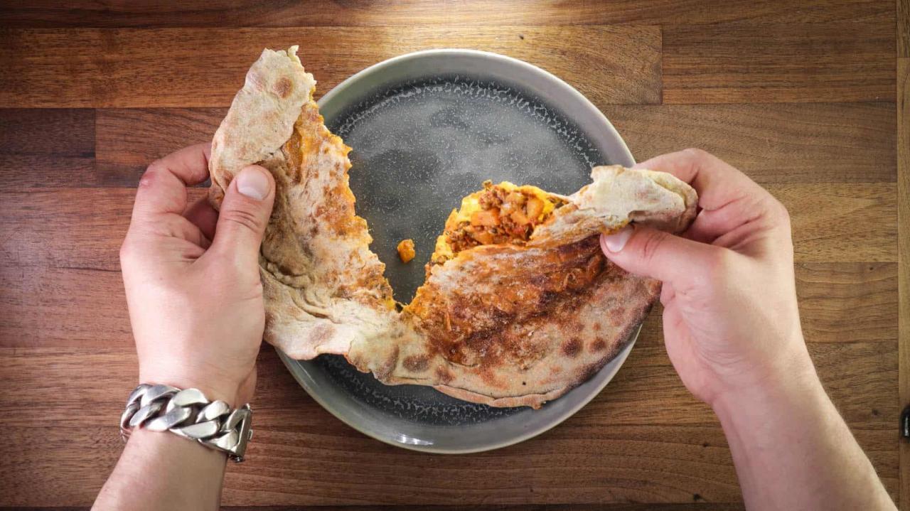 How to Make Simple Stuffed Flatbreads ChainBaker