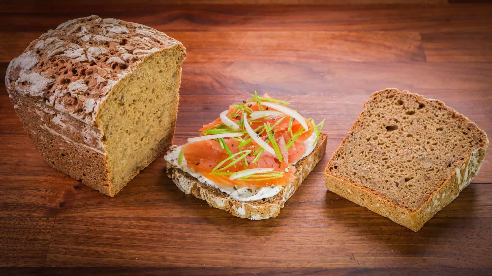 Pan Baked Rye Sourdough Bread