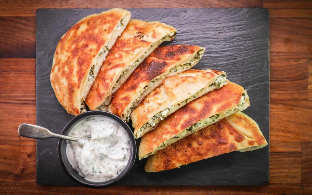 Greek Feta Cheese Parcels, Tasty Unleavened Bread Recipe