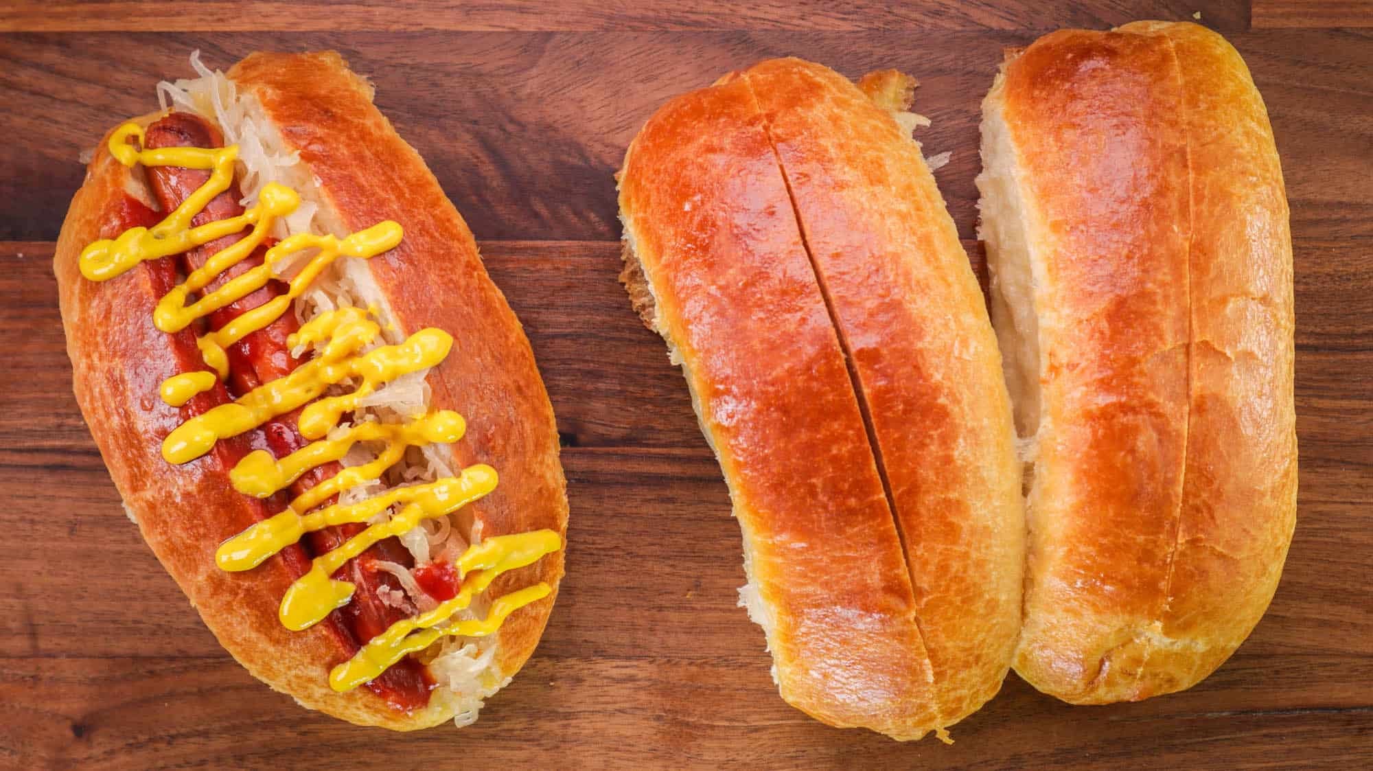The Softest Ever Pull Apart Hot Dog Bun Recipe - ChainBaker