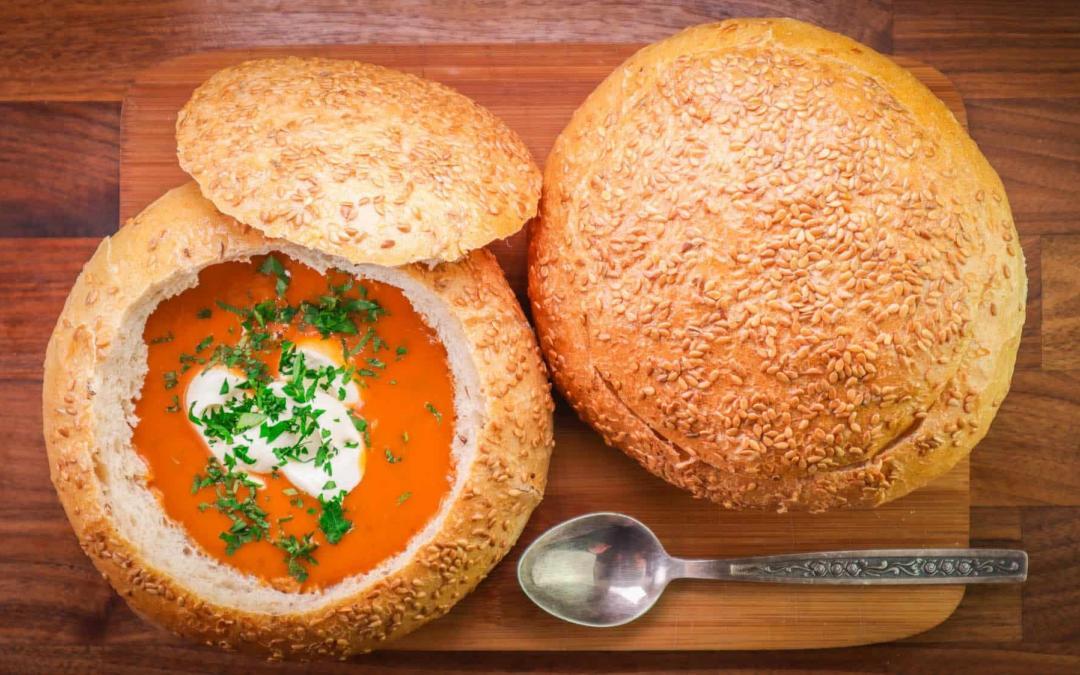 How To Make Soup Bowls Out Of Bread