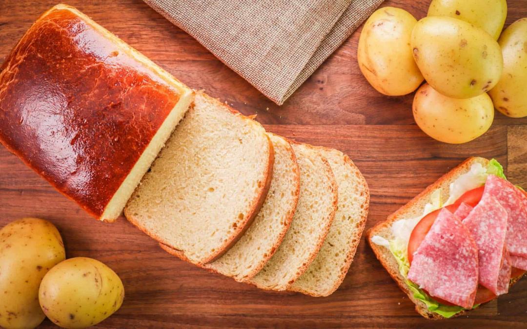 Potato Bread, Soft and Sweet Sandwich Loaf Recipe