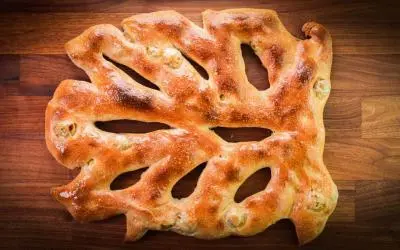 Sourdough Fougasse, French Leaf Bread Recipe