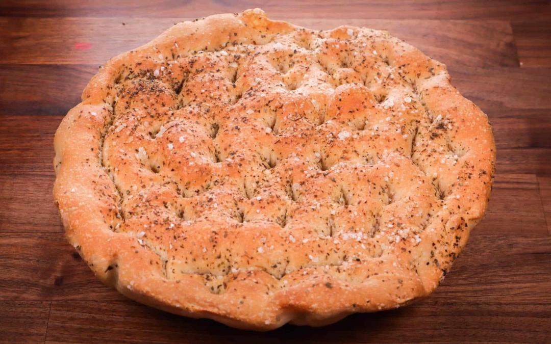 Schiacciata, Simple Italian Flat Bread Recipe