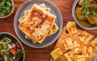 Handmade Egg Roti, Malaysian Flatbread and Curry Recipe