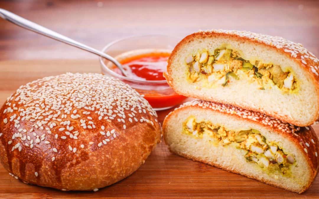 Brioche Chicken Curry Bun Recipe