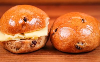 Antiguan Raisin Buns, Unique Bun & Cheese Recipe