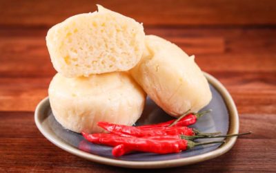 Abolo, Gluten Free Beninese Steamed Rice Cakes