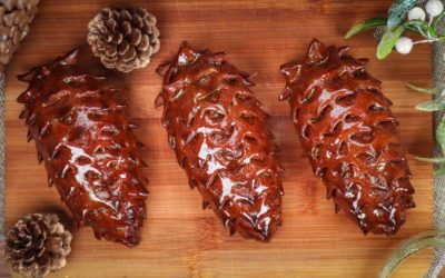 How to Make Beautiful Chocolate Pinecone Bread Rolls