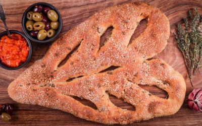 Heart Shaped Fougasse | Valentine’s Day Bread