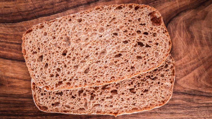 100% Hydration Whole Wheat Bread | No-Knead Recipe