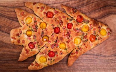 How to Make a Christmas Tree Shaped Focaccia