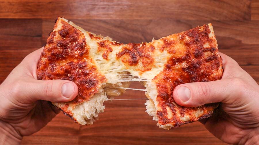 How to Make a Cheesy Onion Stuffed Pizza Pie
