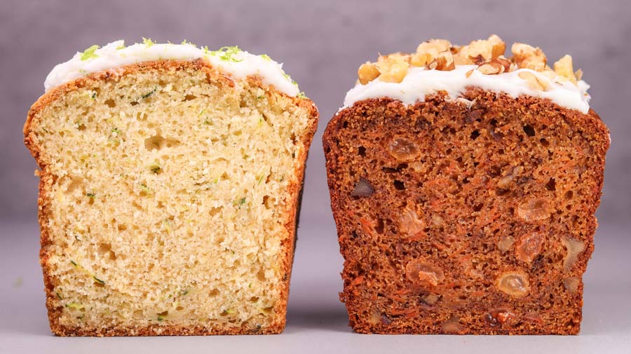 How to Make Super Soft & Moist Zucchini and Carrot Cakes